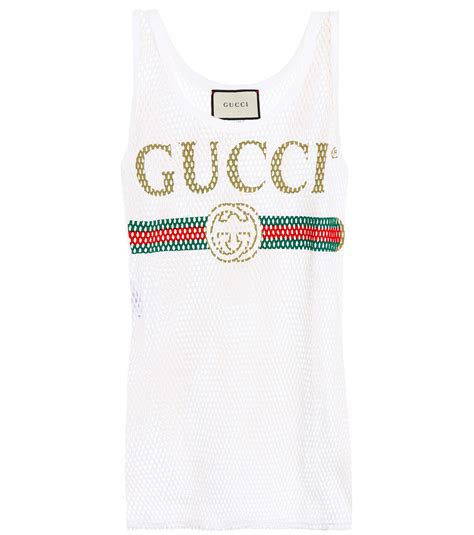 gucci white crop top|gucci tank tops for women.